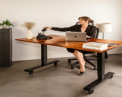 modern office worker finding balance and calm